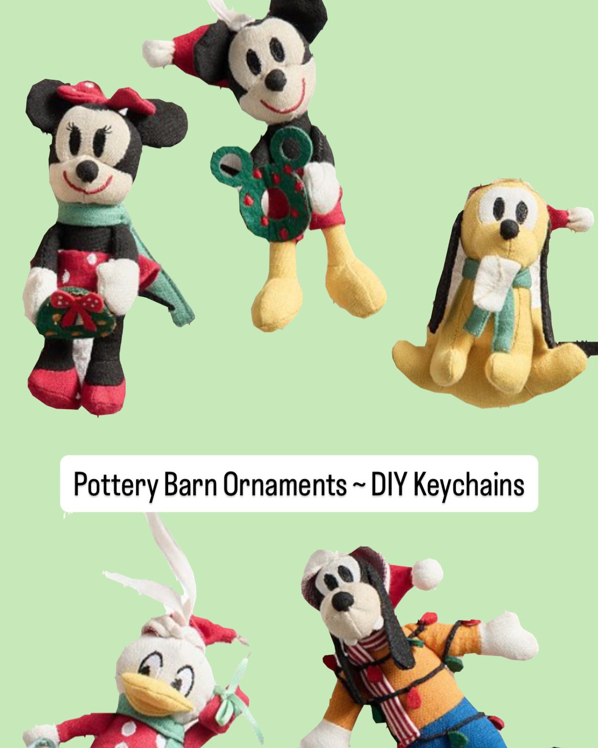 How cute are these Pottery Barn kids ornaments, perfect for DIY keychains ✨ Mickey & Friends!

#LTKItBag #LTKTravel #LTKSeasonal