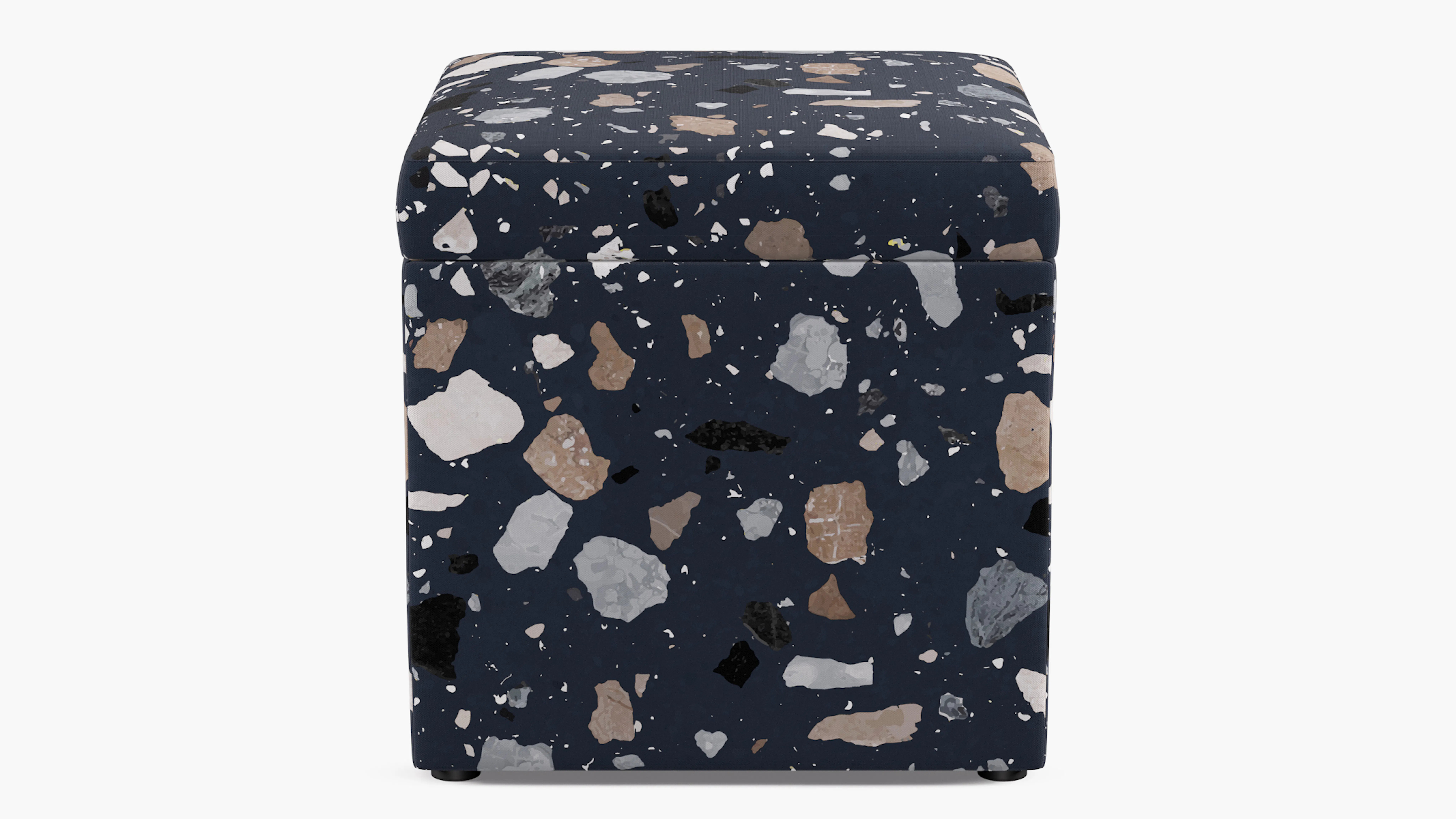 Cube Storage Ottoman | The Inside