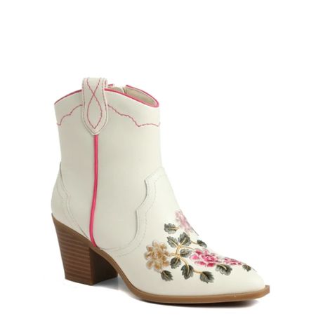 Spring boots - perfect to wear with dresses, skirts, jeans, and shorts. Such a cute embroidered pair and only $40! 

Boots
White boots
Ankle boots
Mid calf boots
Embroidered boot
western boots
Western wear
Heeled boots
Walmart finds

#LTKfindsunder50 #LTKSeasonal #LTKshoecrush