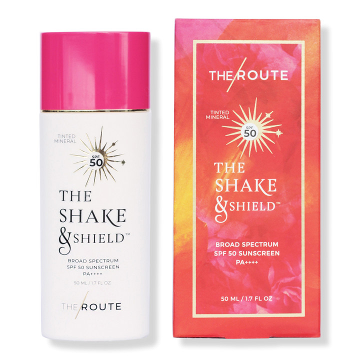 The Shake & Shield - Tinted Broad Spectrum Mineral SPF 50 Sunscreen PA++++ - The Route | Ulta Bea... | Ulta