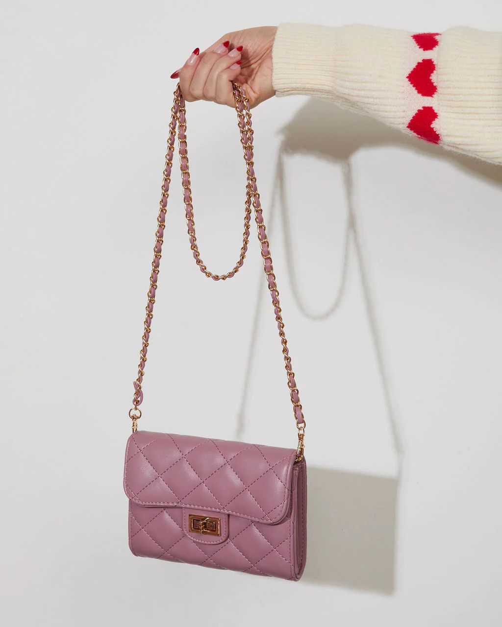 Impulse Quilted Faux Leather Crossbody Clutch | VICI Collection