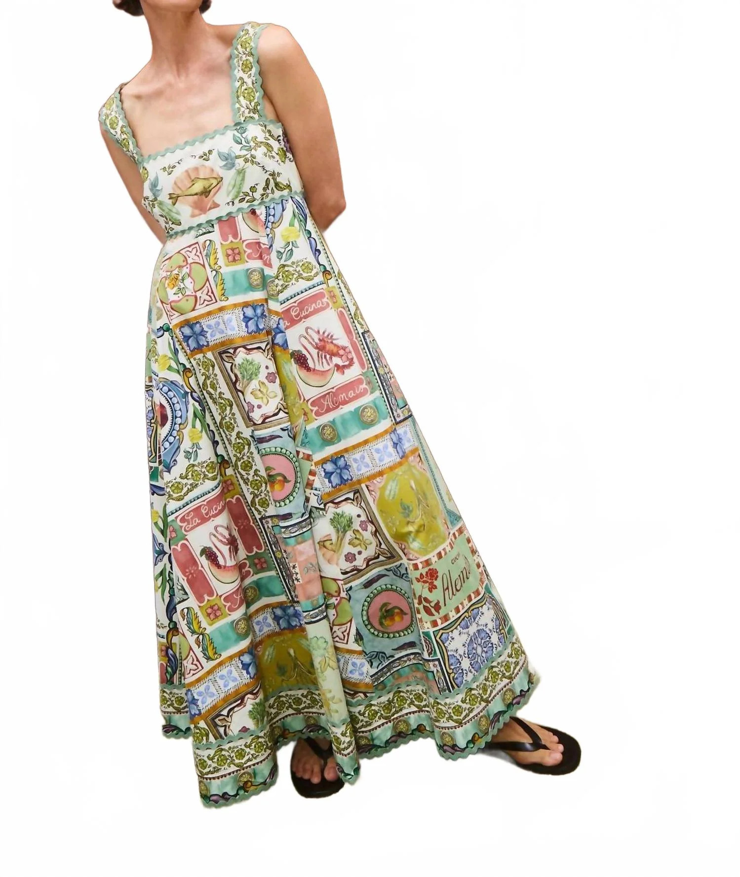 Tommasina Summer Dress In Multi | Shop Simon