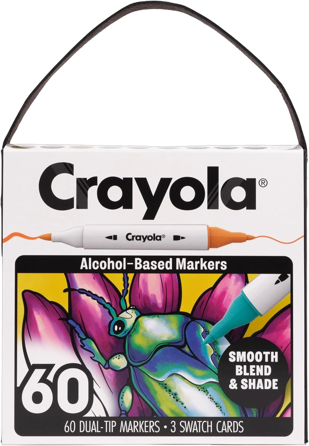 Crayola Dual Tip Alcohol Marker Set for Adults, 60ct, Fine & Brush Tips, Blending Markers for Adult Coloring, Art Supplies, Gifts, Ages 14+ [Amazon Exclusive] | Amazon (US)