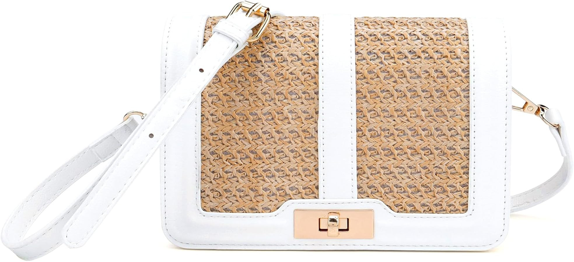 Ayliss Straw Crossbody Bags for Women Straw Purses Handbags Shoulder Clutch Purse Summer Beach Wo... | Amazon (US)