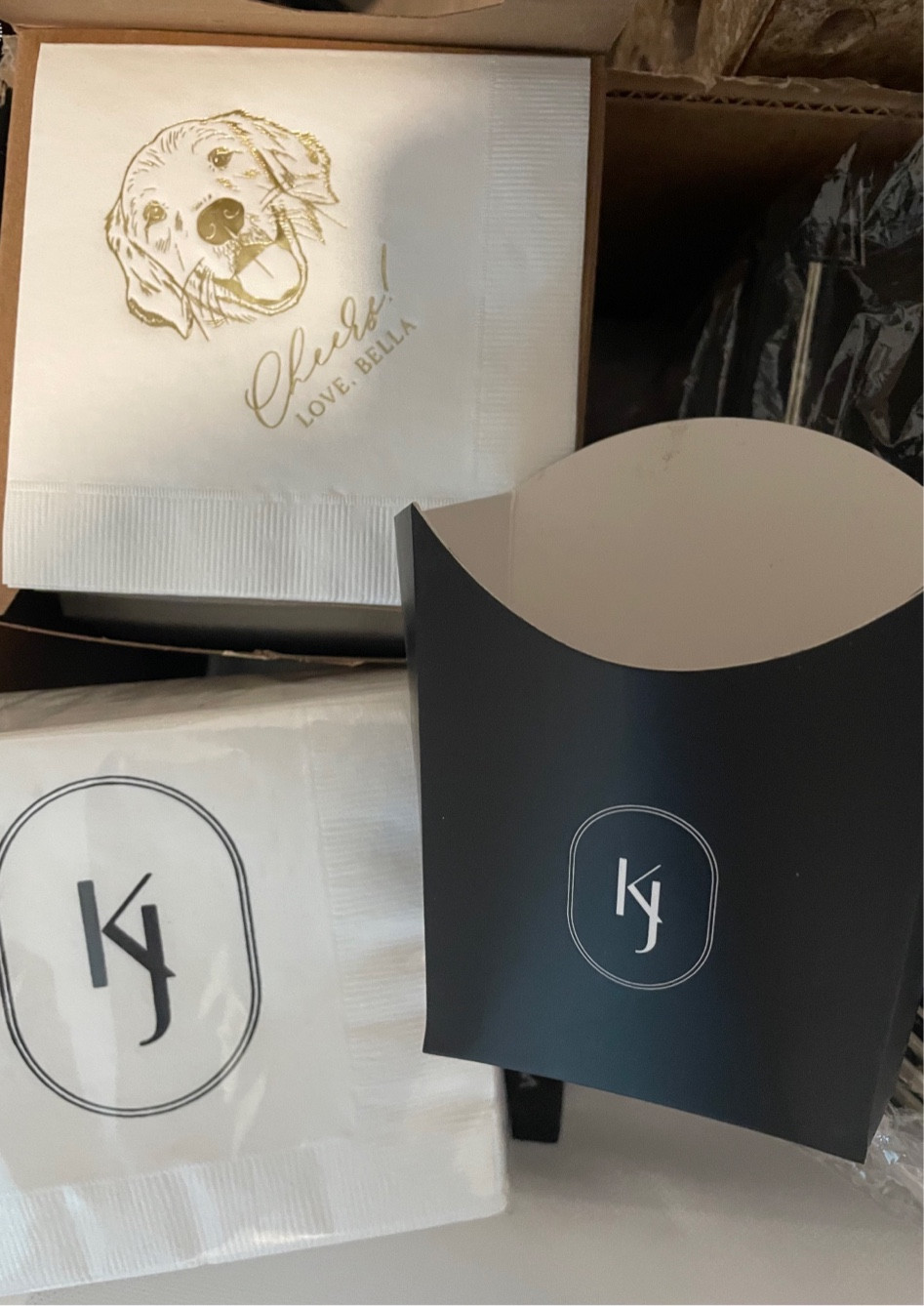 Some of our wedding details 🤍🪩 
#weddingdetails #modernwedding 

French fry containers: I used the company “Elite Custom Boxes” but linked a similar vibe! 

#LTKwedding