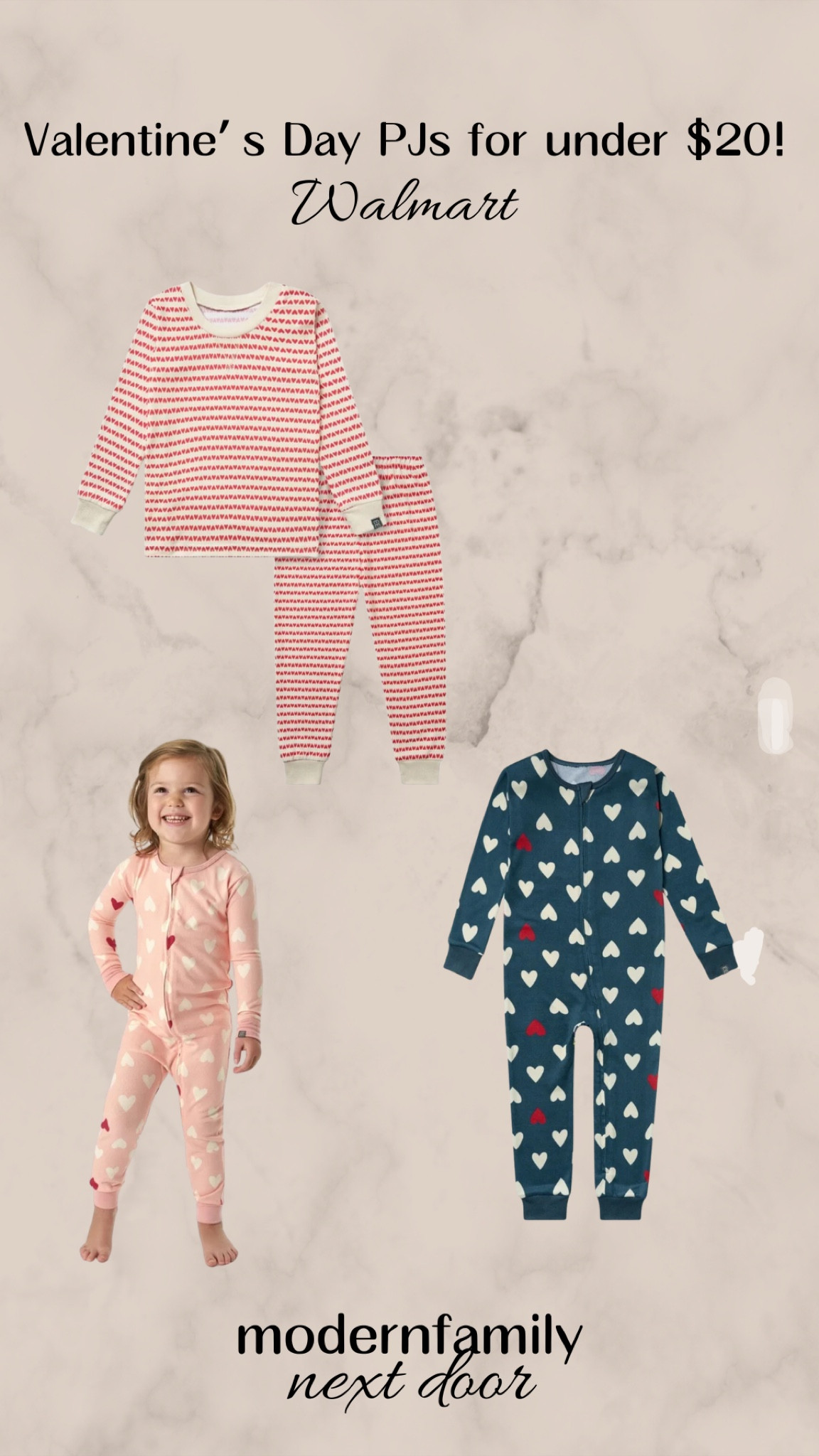 Never expected to find the cutest Valentine’s Day PJs for kids at Walmart! 

#LTKKids #LTKBaby #LTKFindsUnder50