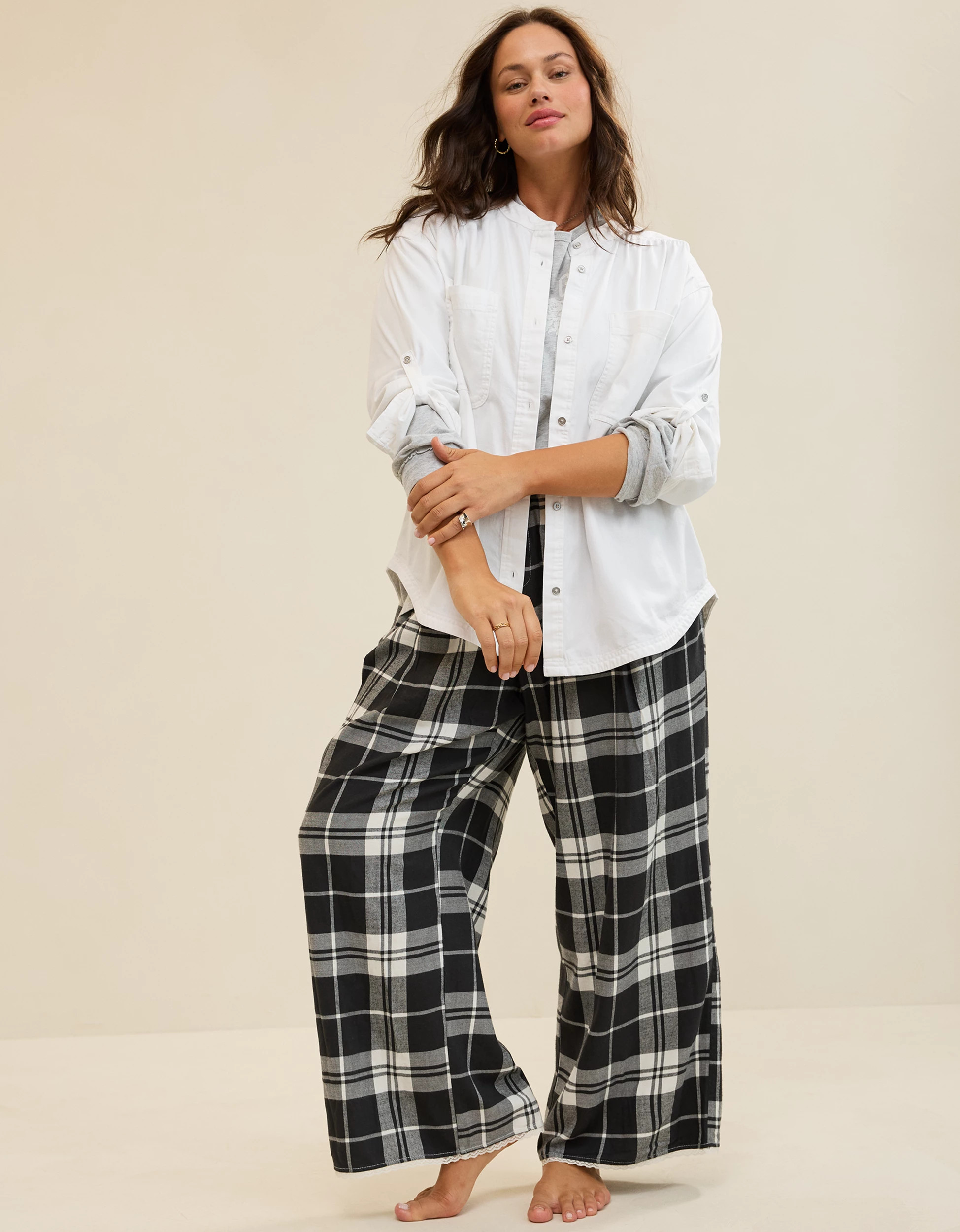 Aerie Roll With It Button Down Shirt | Aerie