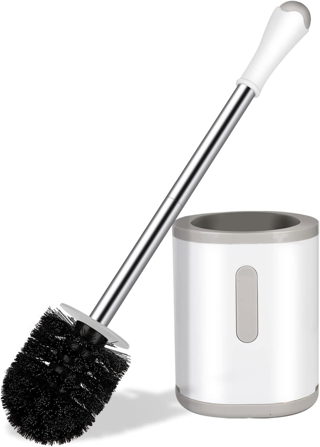 Toilet Brush and Holder, Compact Size Toilet Bowl Brush with Stainless Steel Handle, Small Size P... | Amazon (US)
