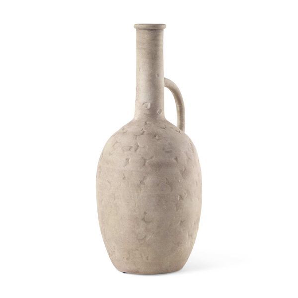 Zenni Beige Ceramic Vase | Bellacor