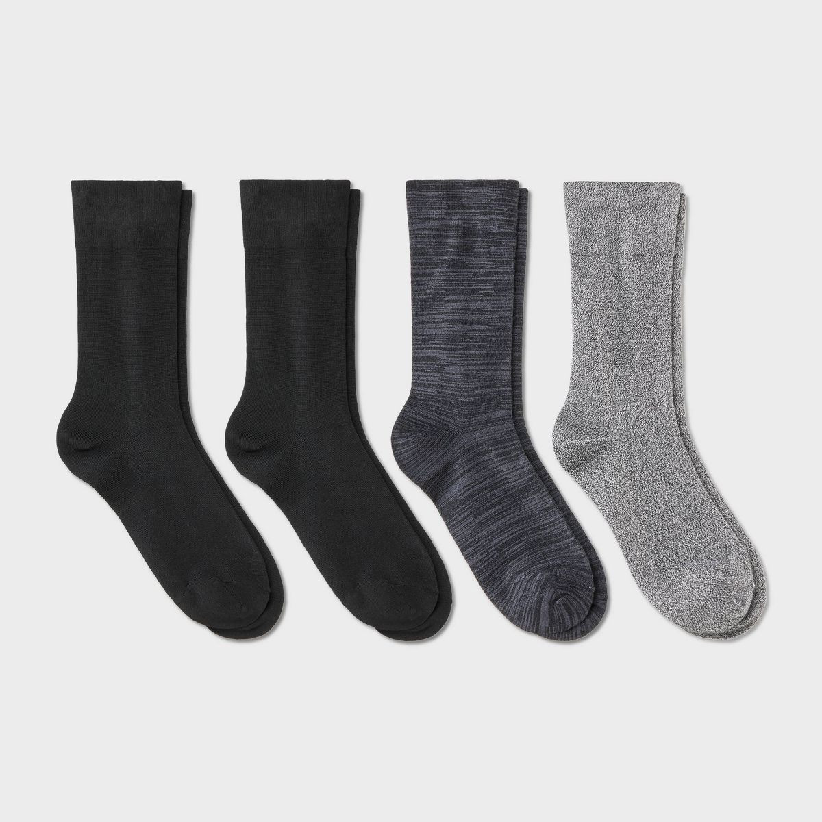 Women's Ultra Smooth Supersoft Fine Gauge Knit 4pk Crew Socks - Auden™ 4-10 | Target