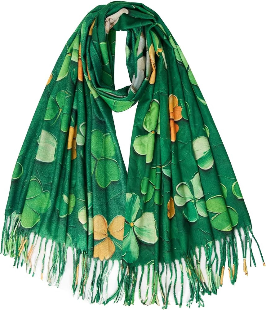 VENVSBEE Art Print Scarf for Women Van Gogh Scarf Best Gift Soft Warm Shawl Wrap Pashmina Rave | Amazon (US)