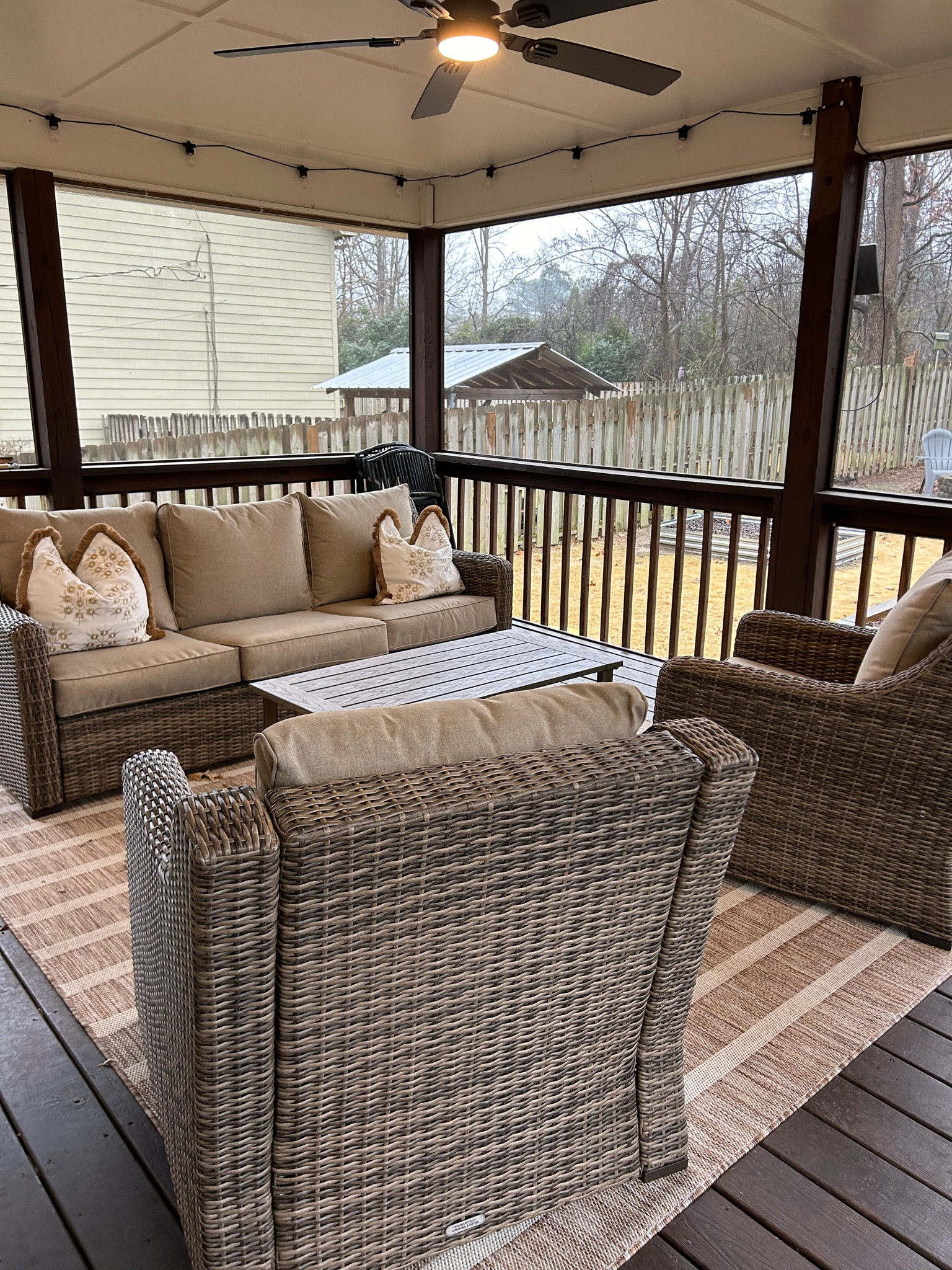 Porch refresh under $1500 total! 