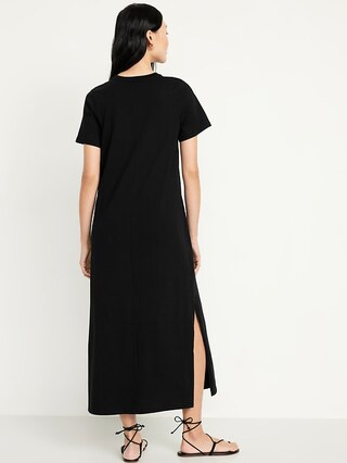 Vintage Crew-Neck Maxi T-Shirt Dress | Old Navy (US)