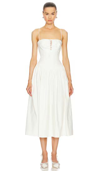 by Marianna Thierry Midi Dress in Ivory | Revolve Clothing (Global)