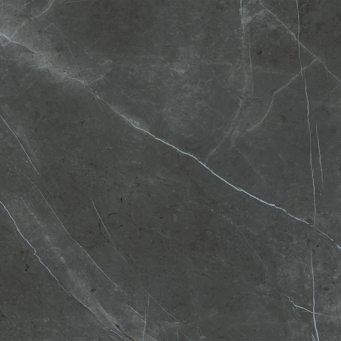 Magnifica The Thirties 30" x 30" - 8mm Polished Porcelain Tile in Pietra Grey | Bedrosians Tile and Stone