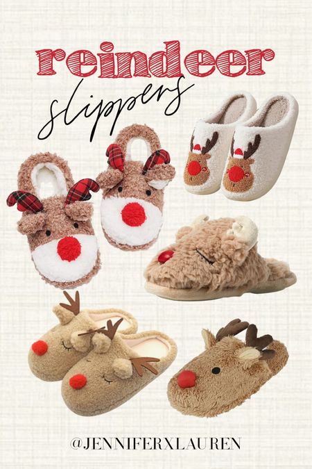 Amazon reindeer slippers 

Christmas slippers. Holiday slippers. Holiday gifts  

#LTKSeasonal #LTKfamily #LTKHoliday