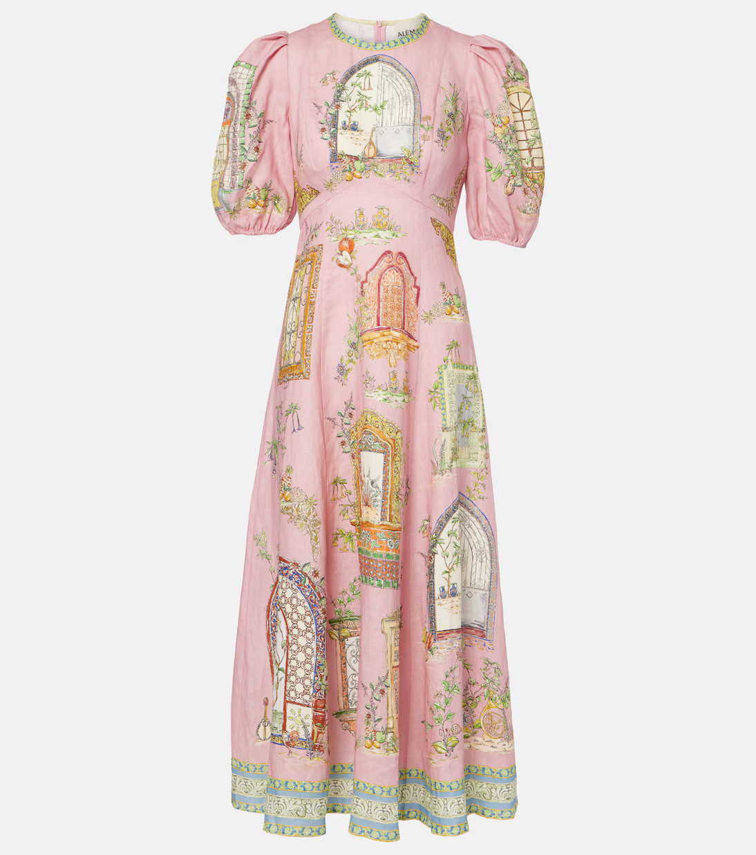 Monte printed linen midi dress | Mytheresa (US/CA)