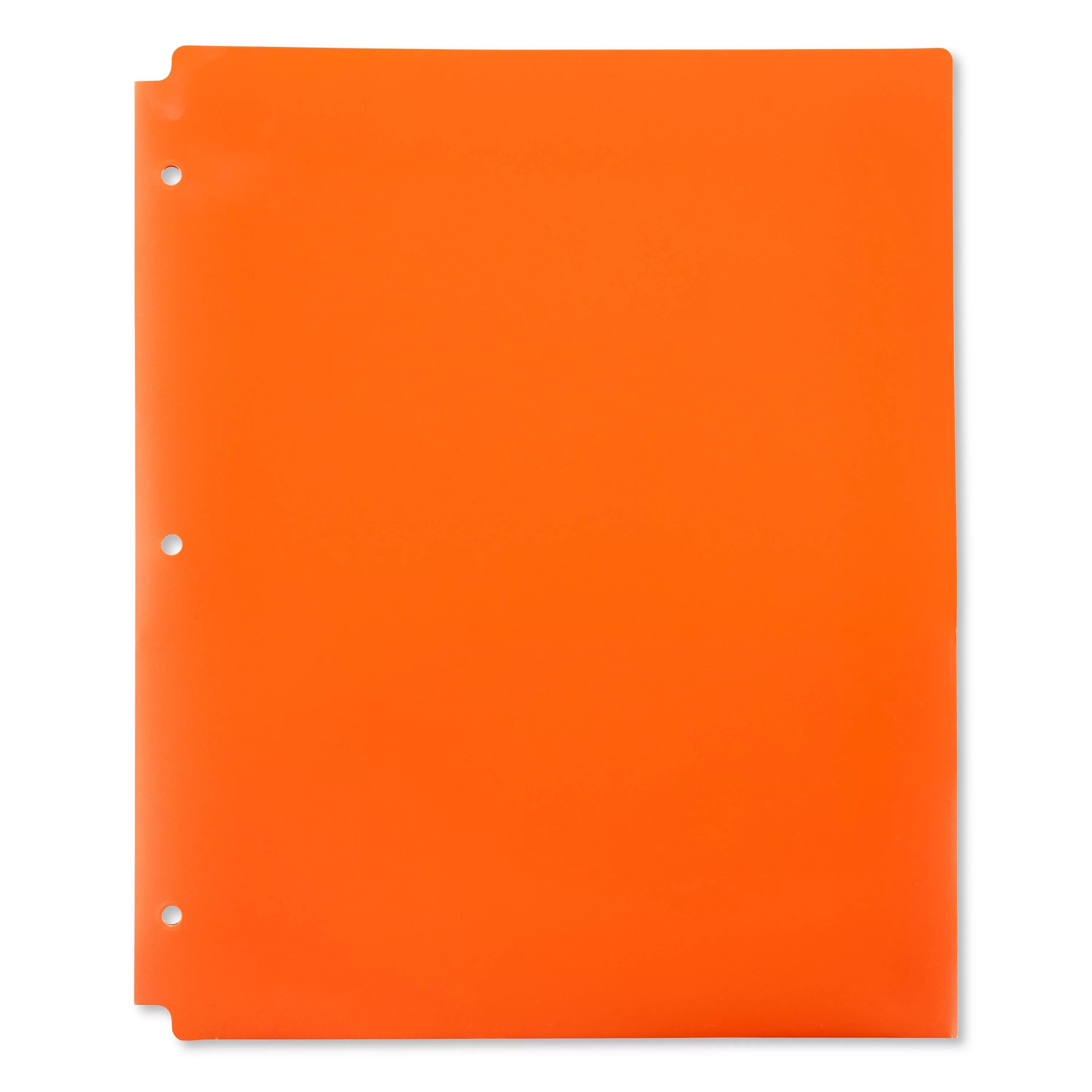 Pen+Gear 2-Pocket Poly Folder, Orange, 9.4" x 11.4" | Walmart (US)
