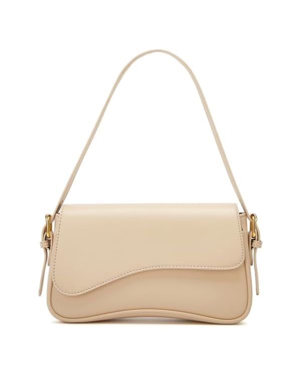 Amszke Shoulder Bag for Women Y2K Crossbody Purse PU Leather Underarm Handbag 2 Adjustable Strap ... | Amazon (US)