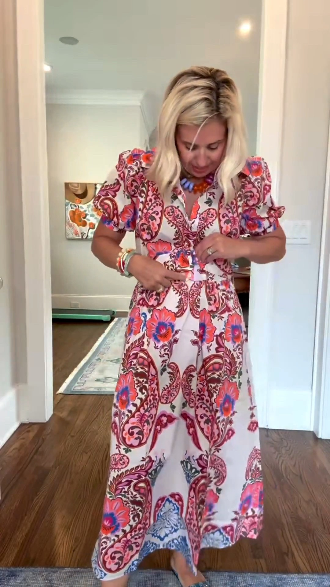 20% off with code 3V6V!! 

This dress is a yes!!! Yall the colors are even more gorgeous in person!!  I’m in a 2 dress and 38.5 sandals (size 1/2 up too). 

Codes: 
Allie + Bess - Catherine20

#LTKmomlife #LTKOver40 #LTKSeasonal