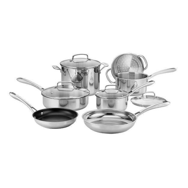 Cuisinart Classic 11pc Stainless Steel Cookware Set - 83-11N | Target