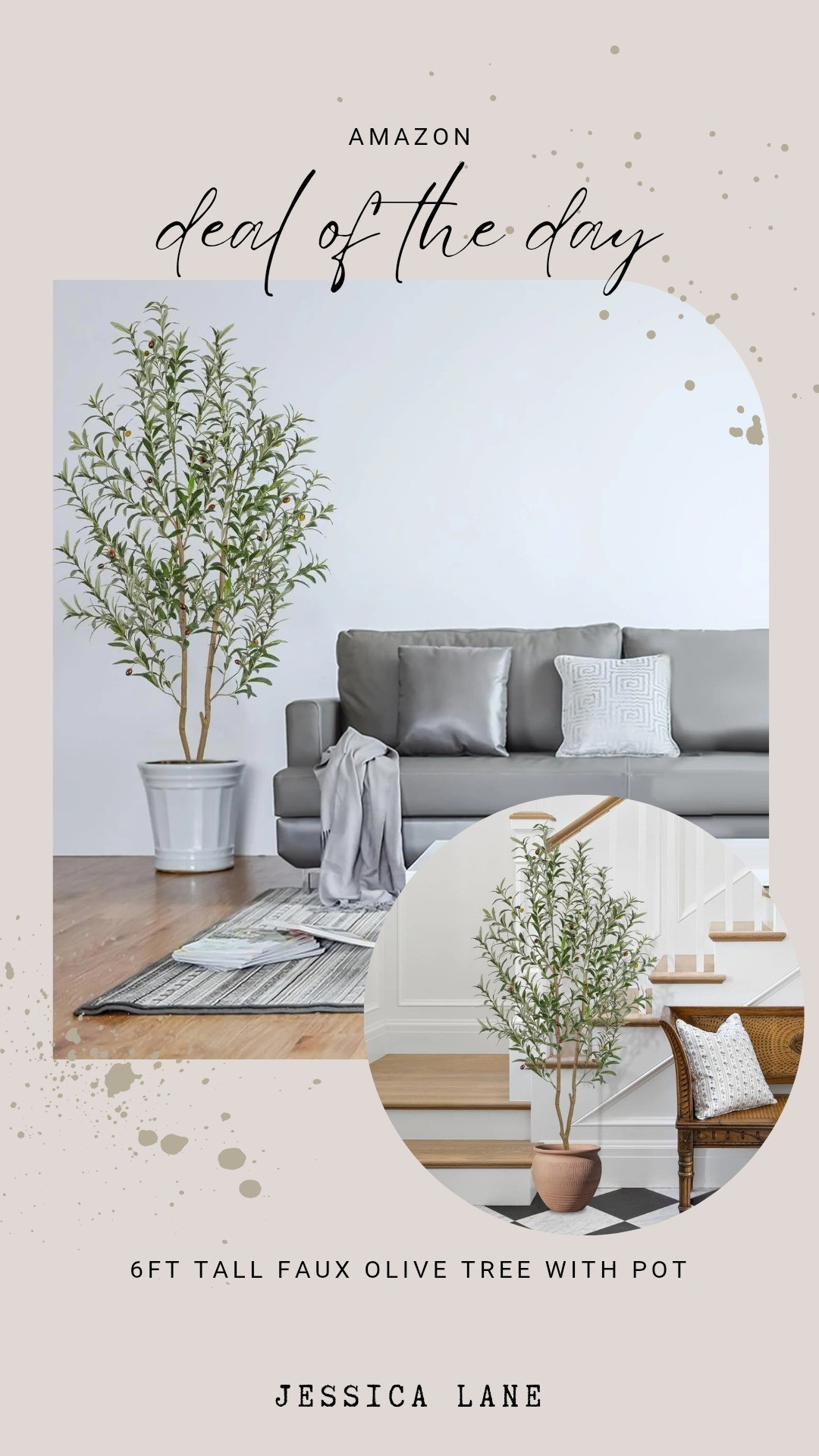 Instantly elevates a space with zero maintenance. This 6-ft artificial olive tree adds height, softness, and that designer finish in any room.#amazonfinds #homedecor #neutralhome

#LTKSeasonal #LTKSaleAlert #LTKHome