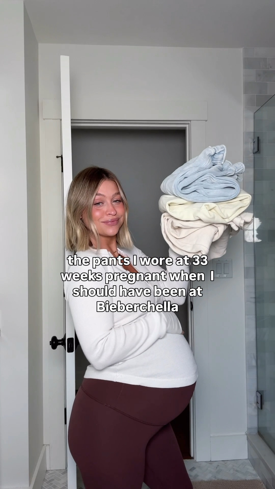 Best sweats for my pregnant girlies!! Sized up 1 to a medium 

#LTKootd #LTKBump #LTKmomlife
