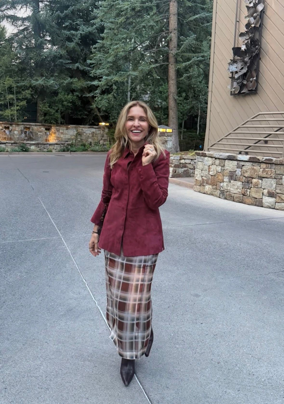 from day to night outfit in Aspen 🌳