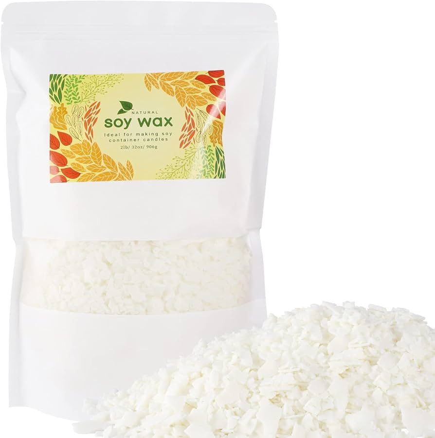 Candle Making Soy Wax-2 lb Bag\uff0832oz\uff09-Pure Nature DIY Soy Wax Flakes | Amazon (US)