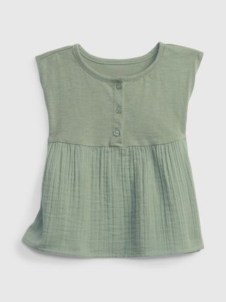 Toddler Gauze Peplum Top | Gap (US)