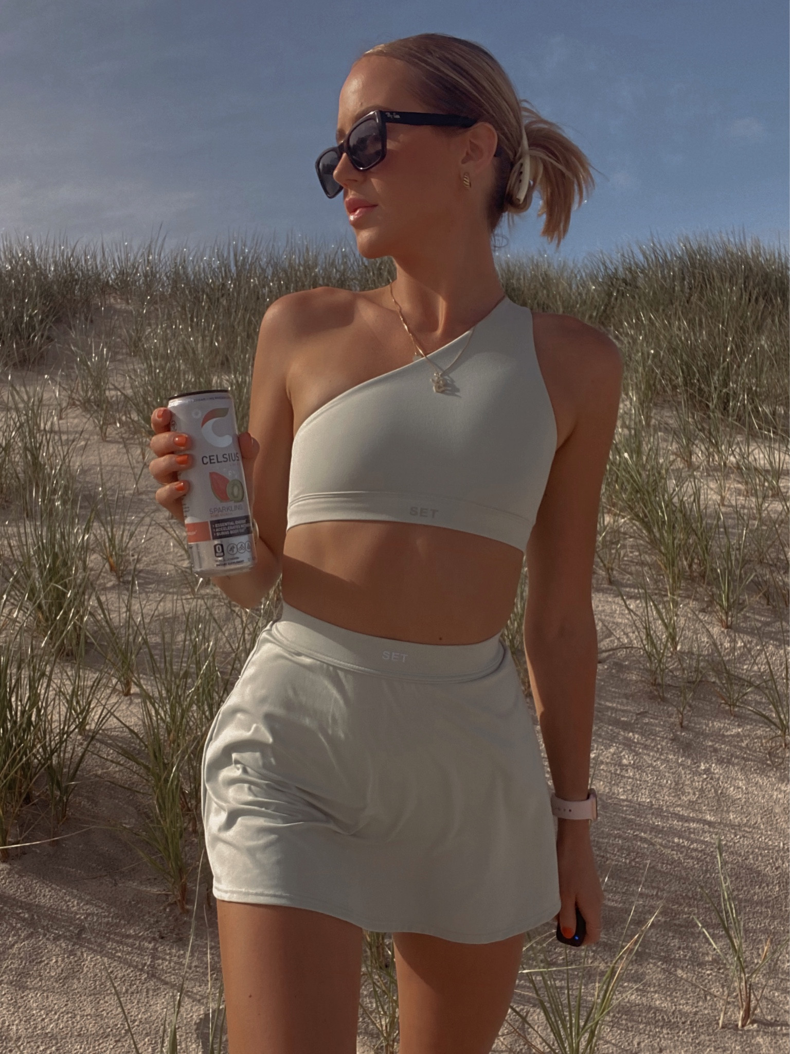 Set active skort and sports bra set 
🥝🍊💓🍊
Linking in black, not sold in this colour anymore :( 
I am wearing size xs in both 

#LTKunder50 #LTKunder100 #LTKFitness