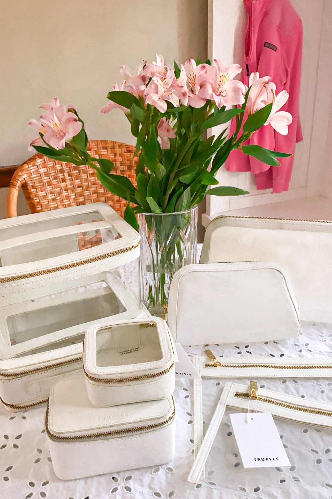 Packing, packing hack, travel bags, travel beauty, cosmetics pouch, vacation, getaway, weekend trip, TSA approved, white leather, jewelry organizer, eyelet tablecloth, truffle case, carry-on only, travel organization, clarity case, luggage, vacation style, St. Barth’s, spring break, packing tips, travel blogger favorites, travel essentials, packing list, honeymoon, vineyard vines, Serena & lily, Waterford Crystal 

#LTKhome #LTKunder100 #LTKtravel