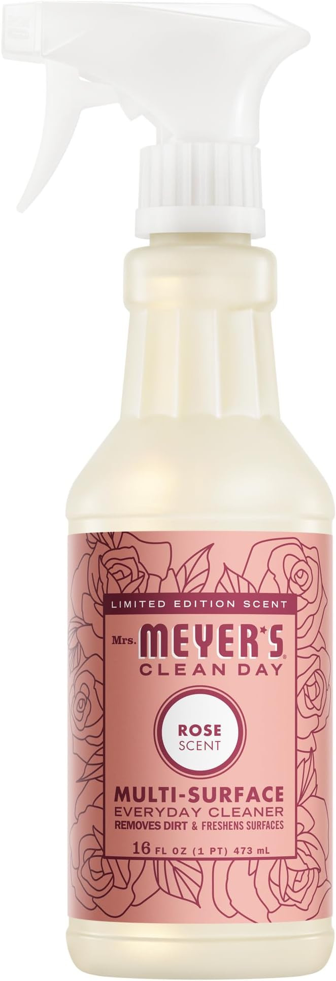 MRS. MEYER'S CLEAN DAY Multi-Surface Everyday Cleaner, Rose Scent, 16 Fl Oz Bottle | Amazon (US)