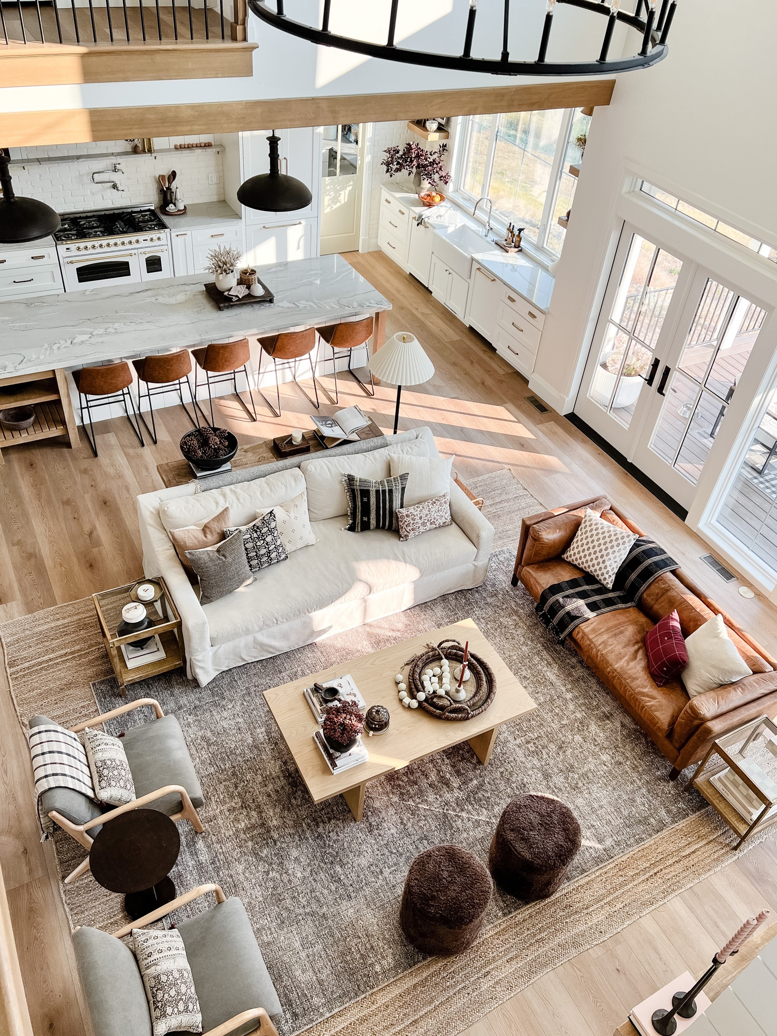 Home decor, fall decor, living room decor, coffee table, sofa, couch, accent chair, counter stool, pillows, throw blanket, area rug, Loloi, mcgee and do, amber interiors 

#LTKhome #LTKsalealert