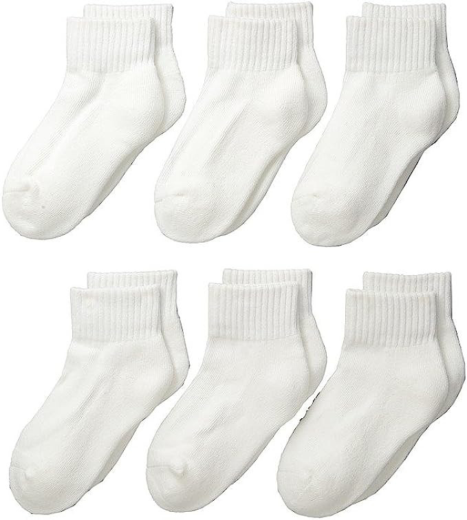 Jefferies Socks Seamless Sport Quarter Half Seamless Cushion 6 Pack (Infant/Toddler/Little Kid/Bi... | Amazon (US)