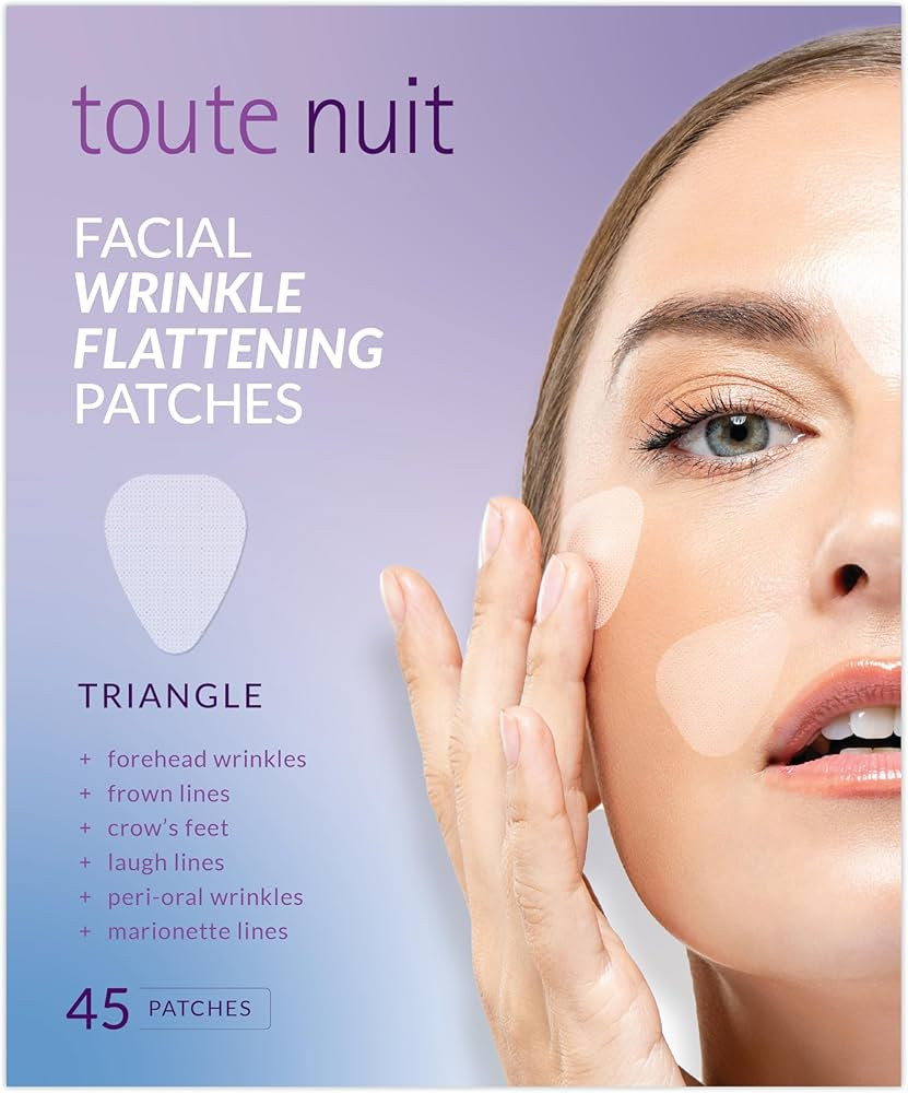 Toute Nuit Wrinkle Patches – Triangle – Face Tape for Forehead, Eyes & Lips – Hypoallergeni... | Amazon (US)
