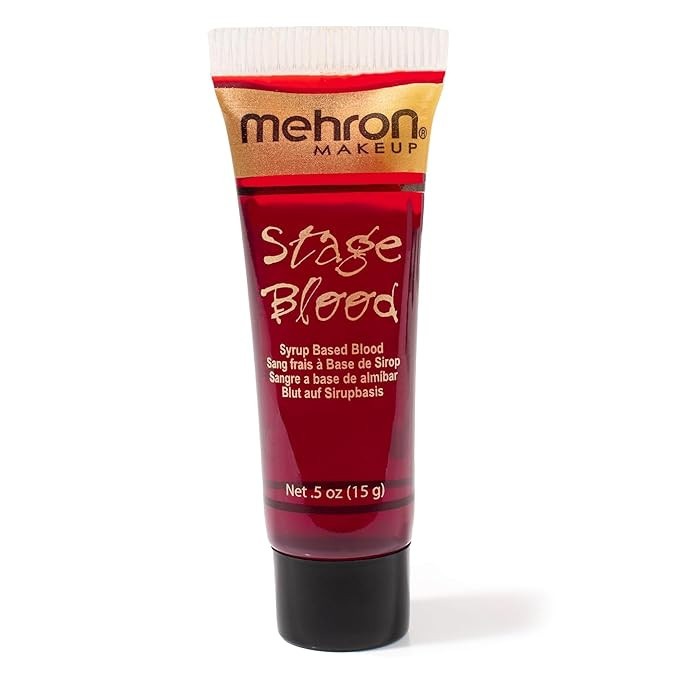 Mehron Makeup Stage Blood | Realistic Fake Blood For Halloween | Stage Blood Makeup | Made in the... | Amazon (US)