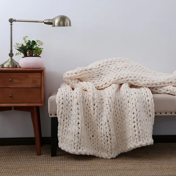 Berkshire Blanket Twice Knitted Chunky Throw | Bed Bath & Beyond