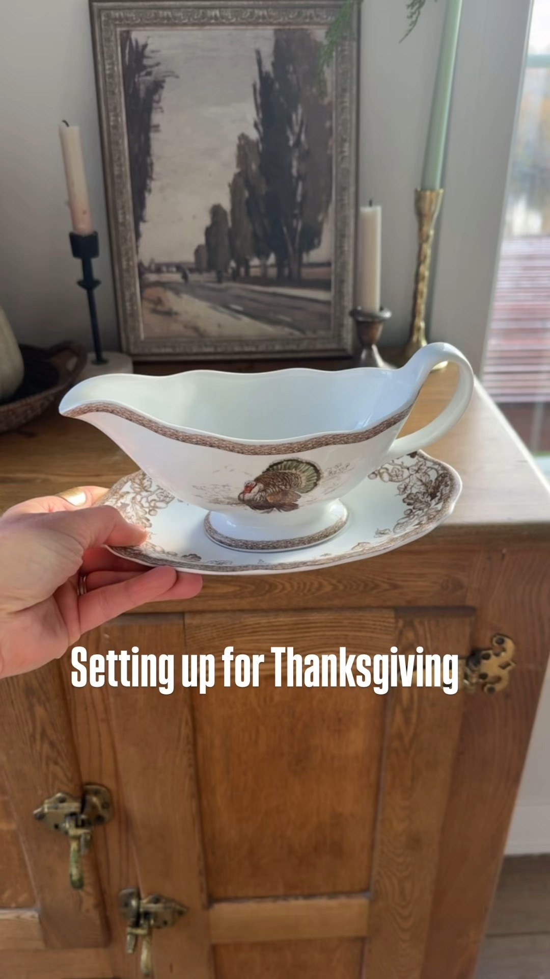 Breaking out the thanksgiving decor! This gray dish makes the perfect decor!

#LTKHoliday #LTKHome #LTKFamily