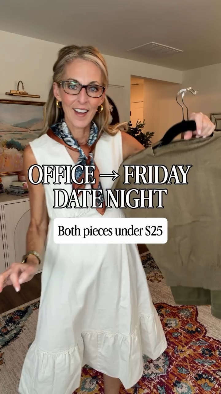 One outfit… two occasions. From the office to Friday date night without changing a thing. These are the pieces you’ll reach for again and again, and the best part? Both are under $25! Comment FRIDAY and I’ll send you all the links.

Workwear • Teacher style • Affordable fashion • Walmart fashion • Office outfits • Casual Friday • Date night outfit • Business casual • Fall transition style • Wide leg pants • Neutral outfit • Budget-friendly fashion

#LTKootd #LTKgrwm #LTKSaleAlert