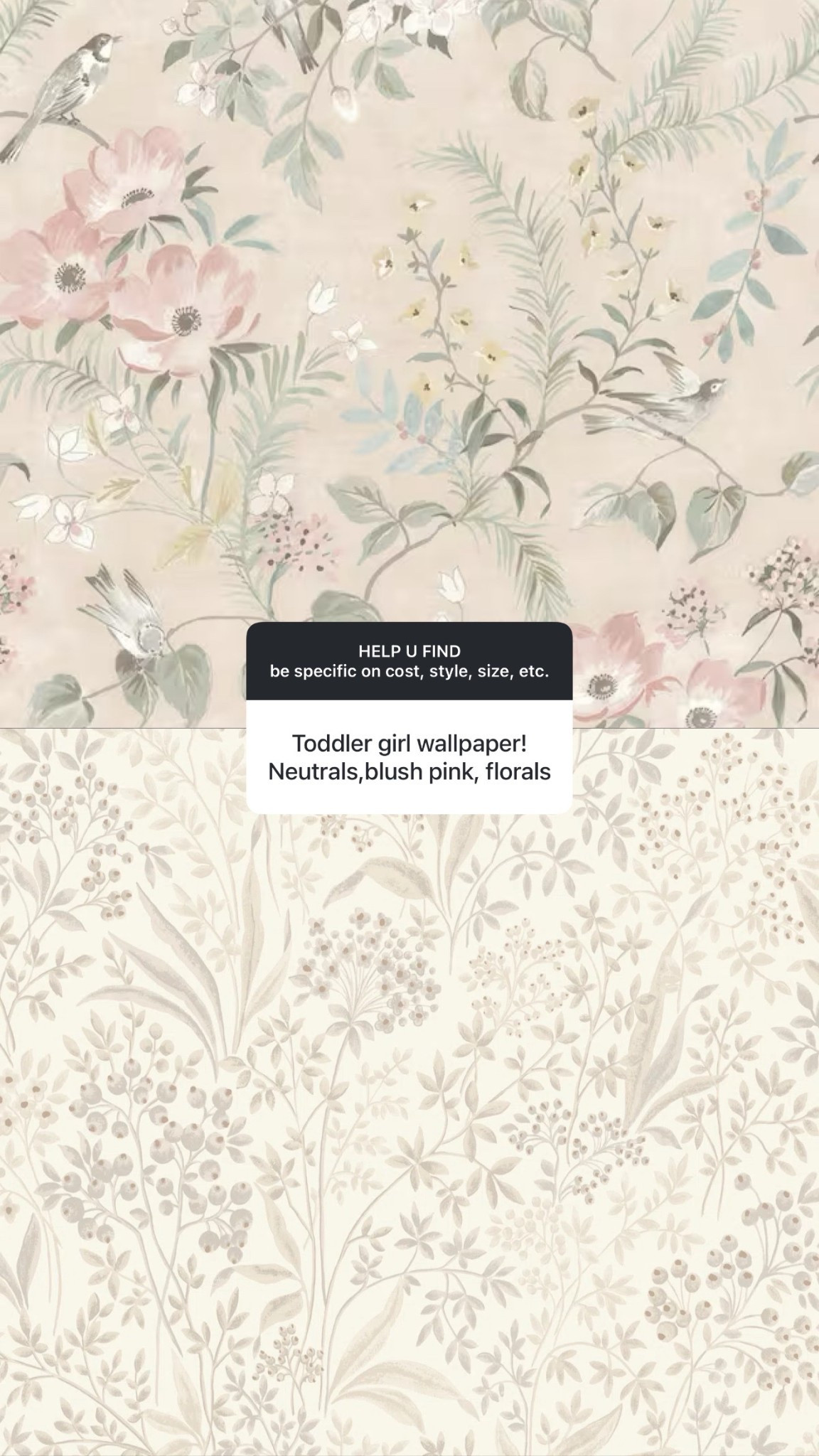 Wallpaper for little girls nursery or room

#LTKmomlife #LTKHome #LTKKids