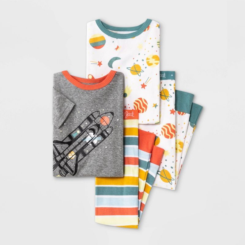 Toddler Boys' 4pc Space Shuttle Snug Fit Pajama Set - Cat & Jack™ | Target