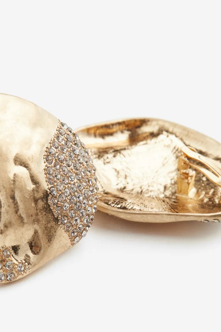 Rhinestone-embellished earrings | H&M (UK, MY, IN, SG, PH, TW, HK)