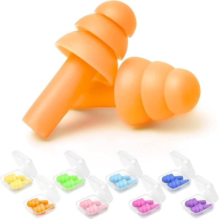 Earplugs for Sleeping Noise Cancelling, Reusable Ear Plugs– Super Soft, Silicone Ear Plug, for ... | Amazon (US)