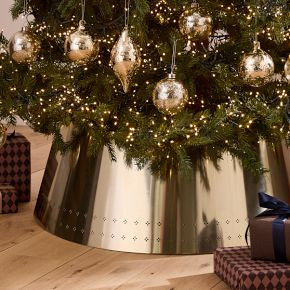 Punched Metal Tree Collar | West Elm (US)