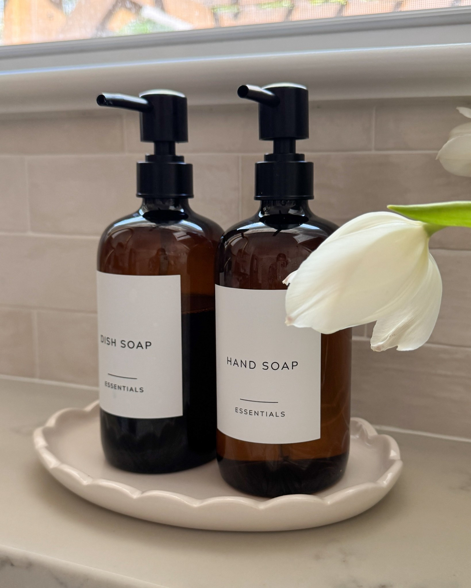 Little details that make a big difference! Loving this simple dish and hand soap combo, it’s so clean and minimal. 🫧Perfect for the kitchen sink moment!

#LTKFindsUnder50 #LTKHome #LTKStyleTip