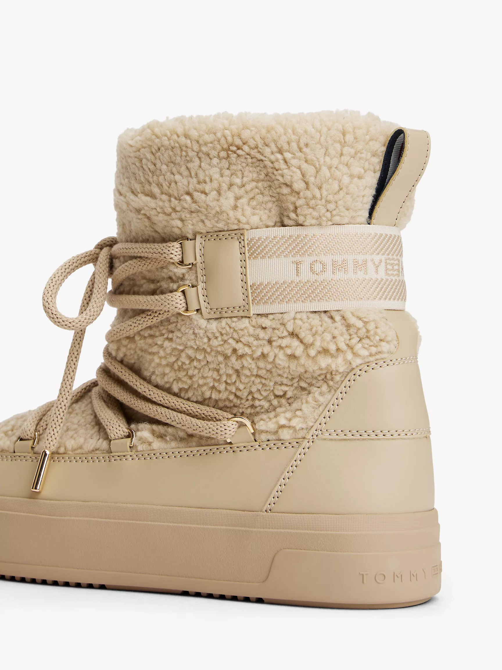 Teddy Fleece Lace-Up Snow Boot | Tommy Hilfiger | Tommy Hilfiger (US)