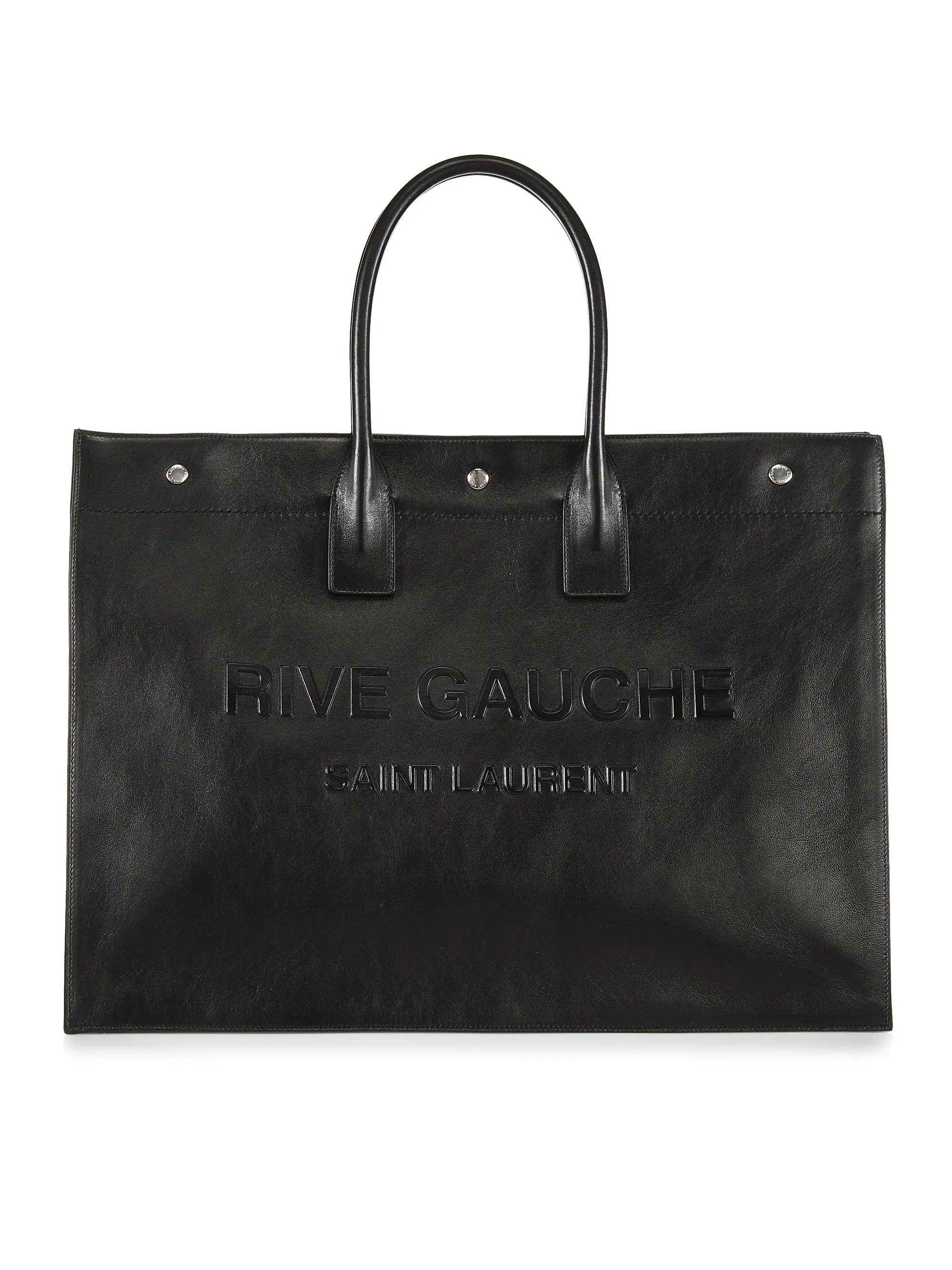 Noe YSL Rive Gauche Leather Shopper | Saks Fifth Avenue