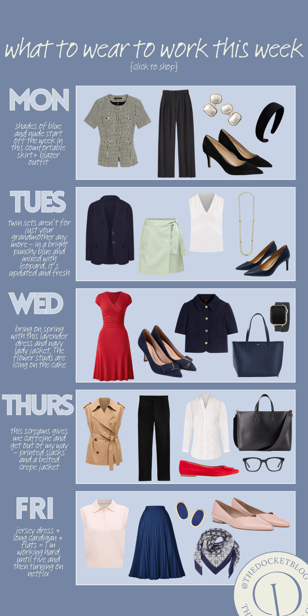 What to Wear to Work this Week Colleagues! 

Business casual business professional workwear work outfits office outfits 

 #LTKSpringSale #LTKMidsize #LTKWorkwear