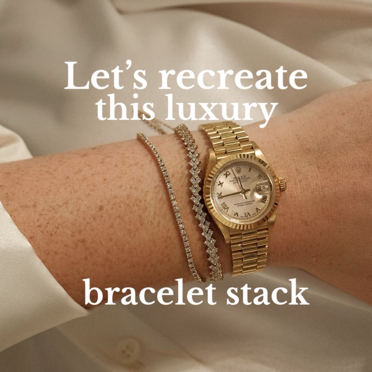 Let’s recreate this luxury gold bracelet stack for less 



#LTKSeasonal #LTKstyletip #LTKfindsunder100